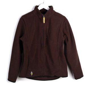 Burton brown snowboarding fleece jacket size L